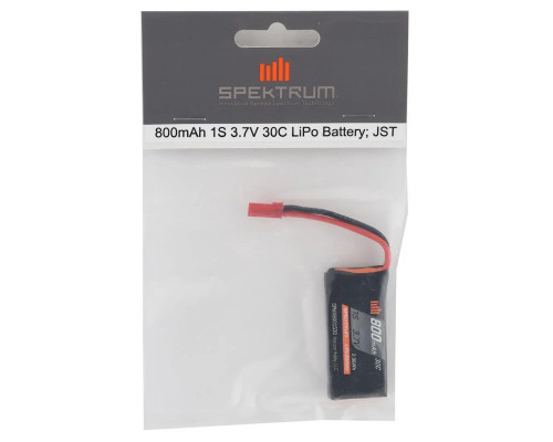 RC 1S LiPo 30C LiPo Battery w/JST Connector (3.7V/800mAh)