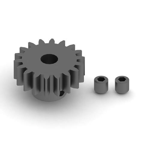 Steel Mod1 Pinion Gear (w/5mm Bore) (18T)