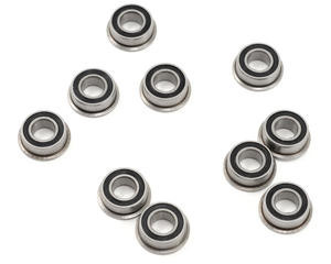 5x10x4mm Rubber Sealed Flanged "Speed" Bearing