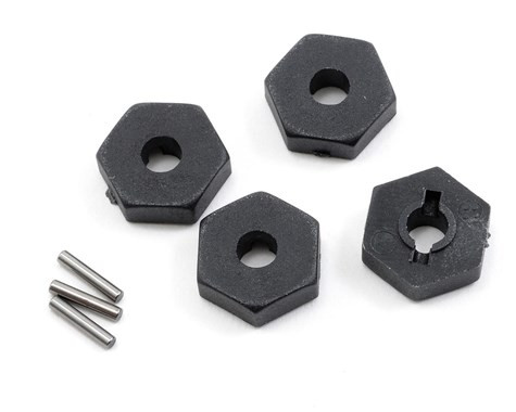 12mm Hex Wheel Hubs w/Axle Pins (4)