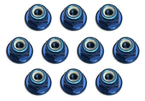 Locknut 3mm Blue (10)