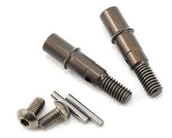 Yokomo Aluminum YZ-2 Front Axle w/Ti Screws (2) (Hard Anodized),