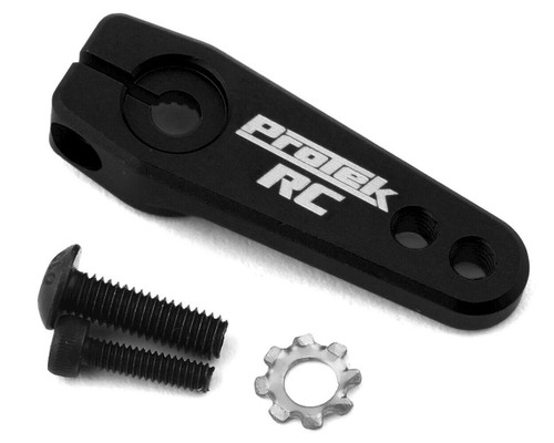 ProTek RC Aluminum Team Associated 1/10 Clamping Servo Horn (Black) (25T),