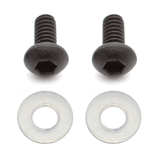 Team Associated 12mm V2 Shock Cap Bleeder Screw & Gasket Set,