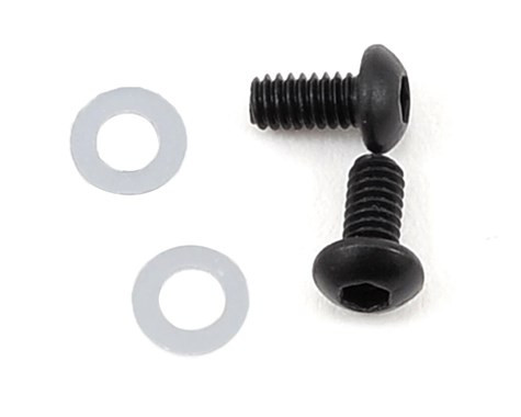Team Associated 12mm V2 Shock Cap Bleeder Screw & Gasket Set,