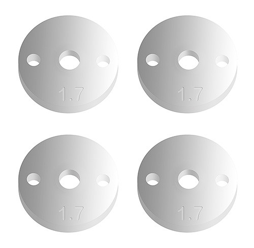 12mm Pistons V2 2x1.7mm Flat (4)