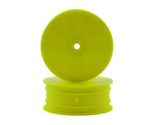 Raw Speed RC 2.2" Front Wheels (Yellow) (2) (TLR/D216) w/12mm Hex