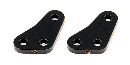 Factory Team Aluminum +2 Steering Block Arms (2): B64, B64D ,