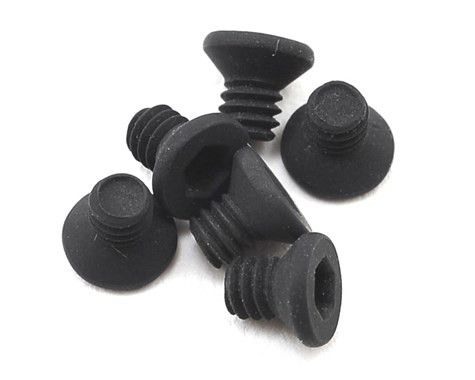 Team Associated 2x3mm Flat Head Screws (6),