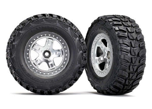 Kumho Venture MT Tire w/SCT Front Wheel (2) (Satin Chrome) (Standard)