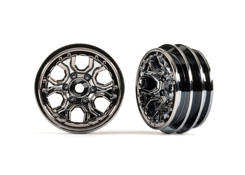 Wheels, 1.0" (black chrome)