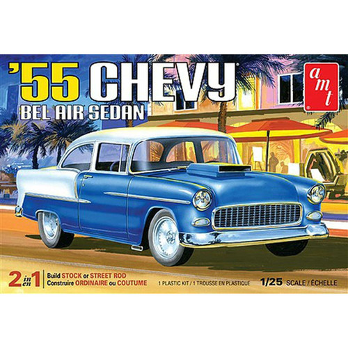 AMT 1/25 1955 Chevy Bel Air Sedan,