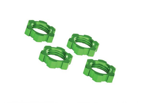 WHEEL NUTS 17MM SERRATED GRN
