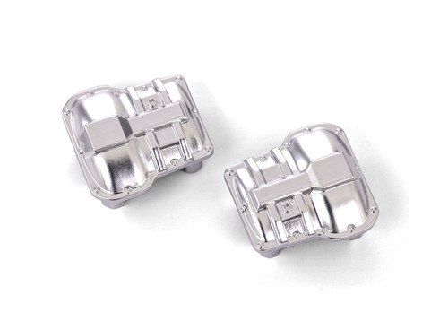 Axle cover, front or rear (satin chrome) (2)