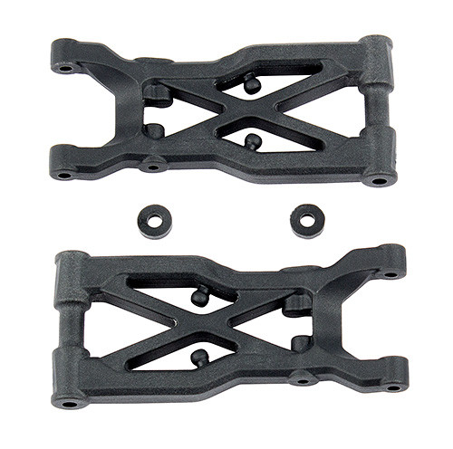 Team Associated RC10B74 Rear Suspension Arm Set (Hard),