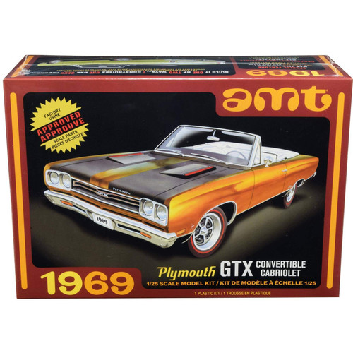 AMT 1/25 1969 Plymouth GTX Convertible 2T