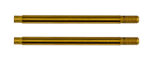 Team Associated 3x24mm V2 Ti-Nitride Screw Mount Front Shock Shaft (2),