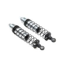 Mini-T 2.0 Aluminum Rear Shock Assembly (Silver) (2)