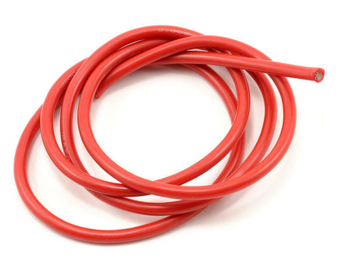 12awg Red Silicone Hookup Wire (1 Meter)