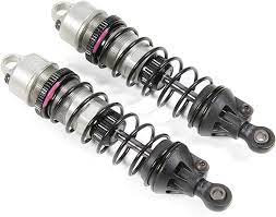 Front Shock Set, Aluminum, Assembled: 22S