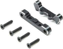 Mini-T 2.0 Aluminum Rear Pivot Block Set (Black)