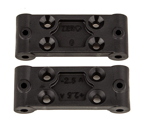 RC10B6.4 Front Bulkhead Set (0deg/2.5deg)