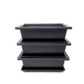 Plastic Bonsai Pots with Trays (10 Pack)