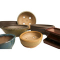 Medium Bonsai Pots - 6 piece selection (6"-8")