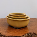 7-9" Japanese Bonsai Pots (Various Colors)