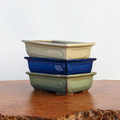 6-9" Japanese Bonsai Pots (Various Colors)
