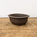 6-8" Oval Unglazed Japanese Pots