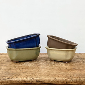 5-6" Japanese Bonsai Pots (Various Colors) 5-6" Japanese Bonsai Pots (Various Colors)