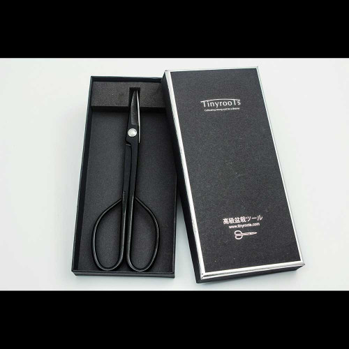 Tinyroots Carbon Steel Long Bonsai Shear - Known as the Hasami Shear, They're great For Defoliating or Cutting Smaller branches With Ease.  Tinyroots Carbon Steel Long Bonsai Shear - Known as the Hasami Shear, They're great For Defoliating or Cutting Smaller branches With Ease.
