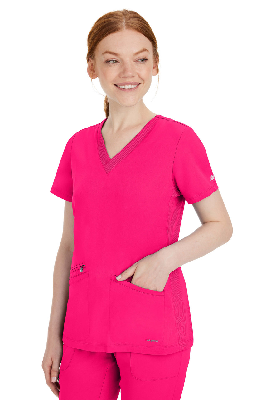 Healing Hands HH Works Women's Mariah V-Neck Top #2530