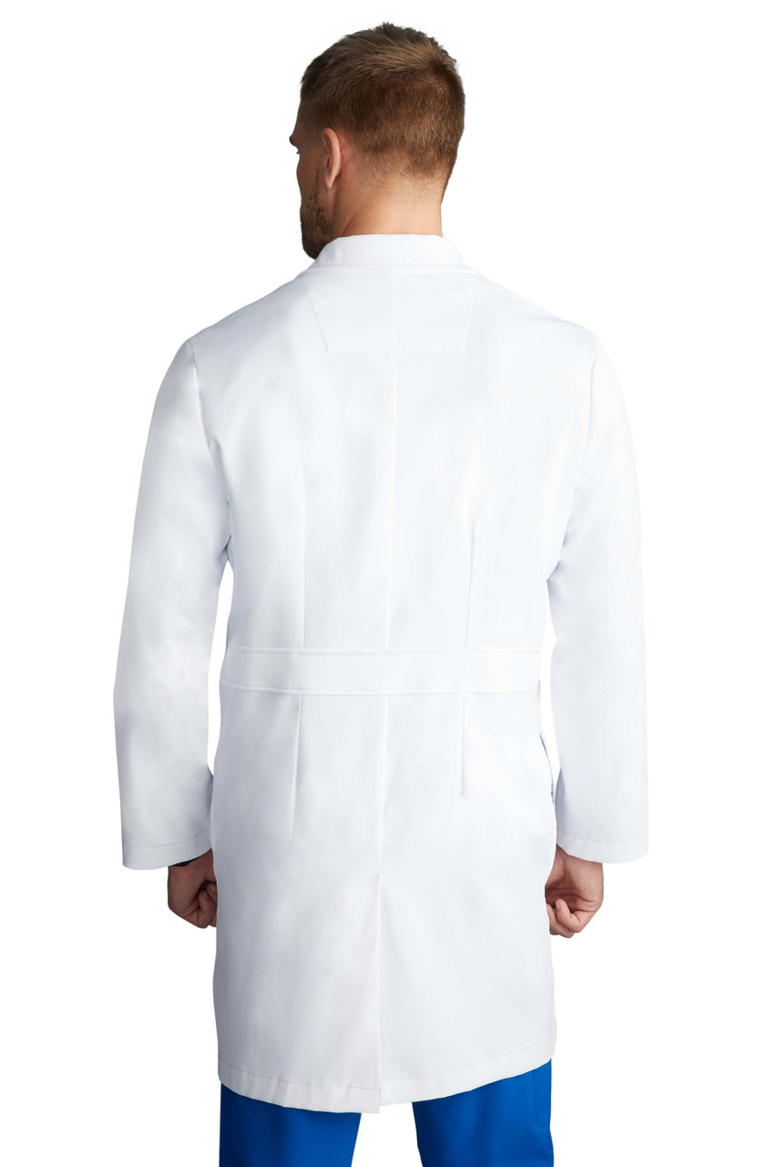 Healing Hands White Coat Men's Luke Full-Length Coat #5151