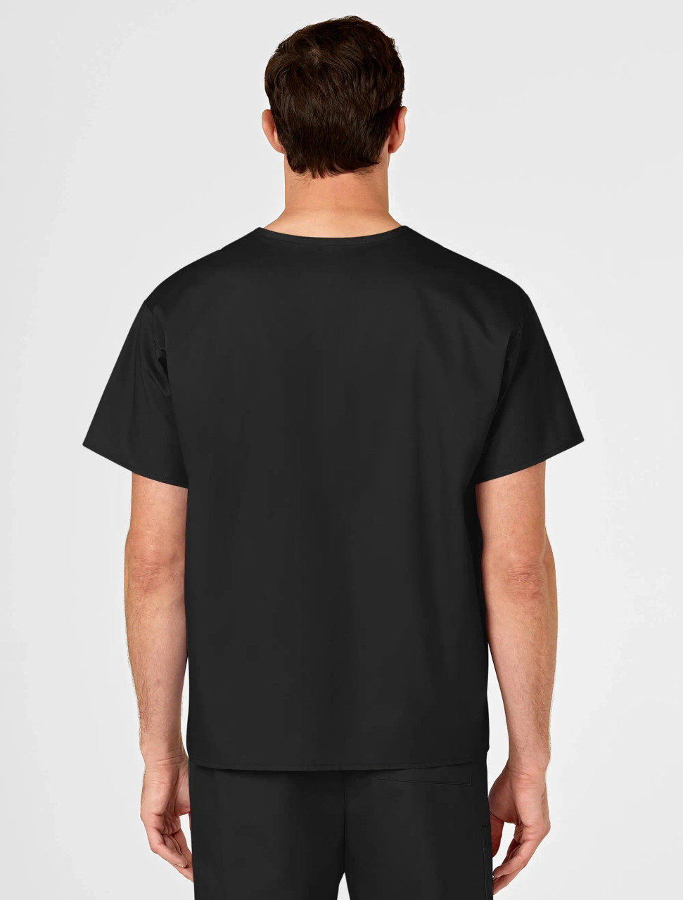 Noodles ブラック Vネック トレーナー S Wink Work Unisex V-Neck Top #100