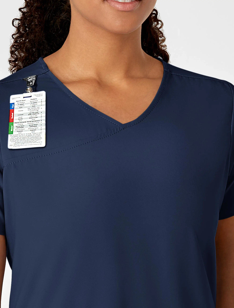 Wink W123 Women's Y-Neck Wrap Top #6755