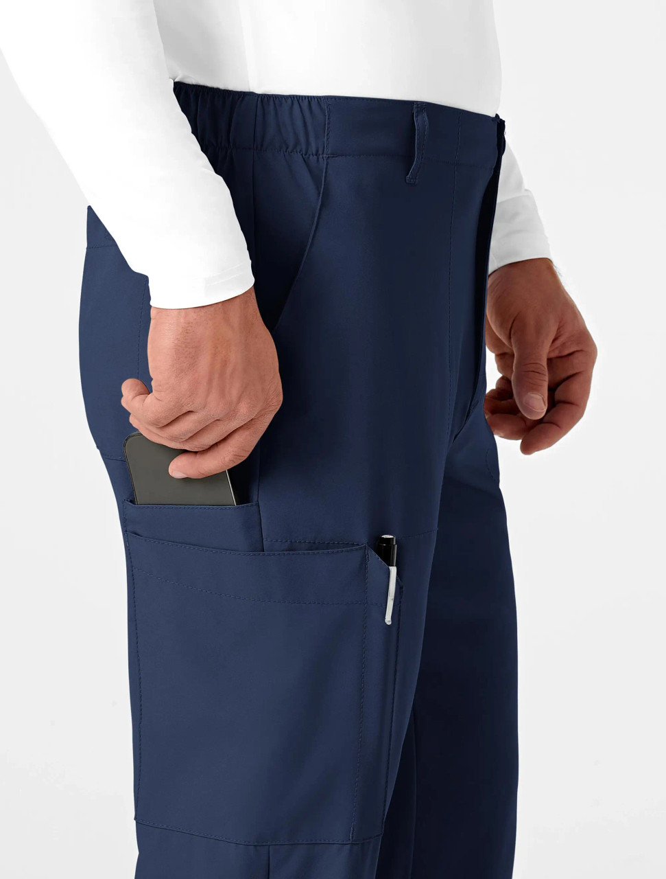 Wink W123 Men's Flat Front Cargo Pant #5355
