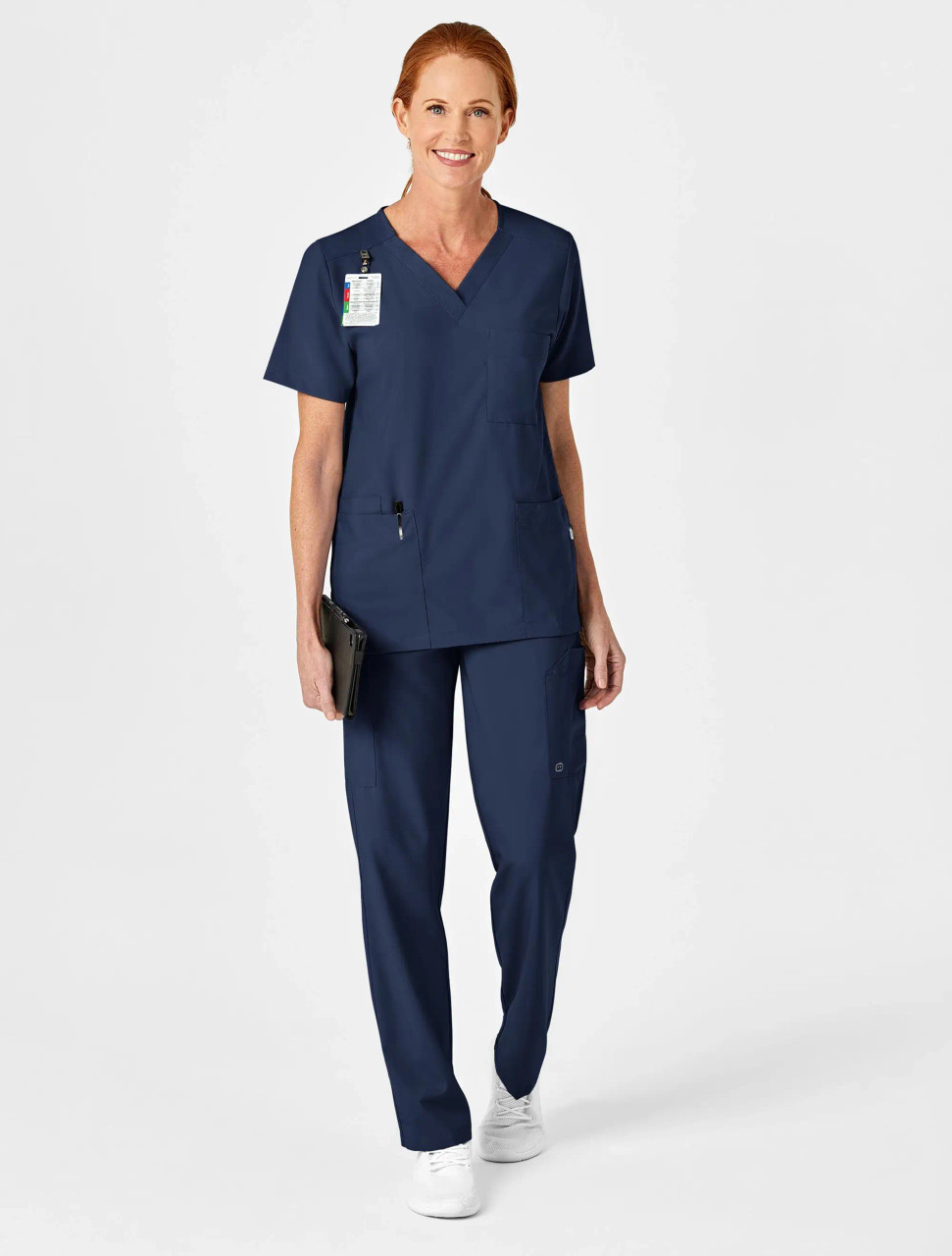 Wink W123 Unisex 4-Pocket Utility Top #6855