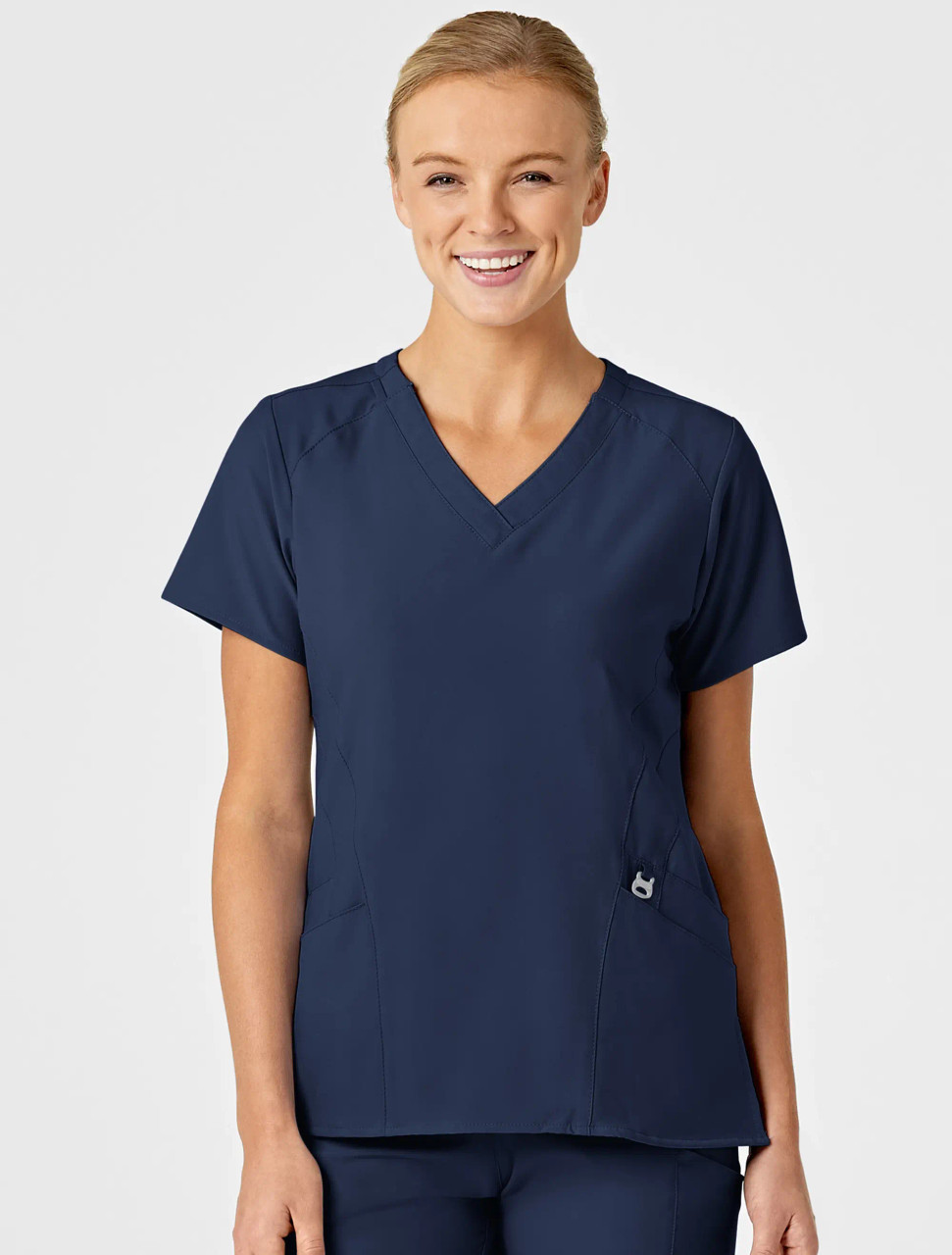 wink Wink W123 Women's Stylized V-Neck Top #6155