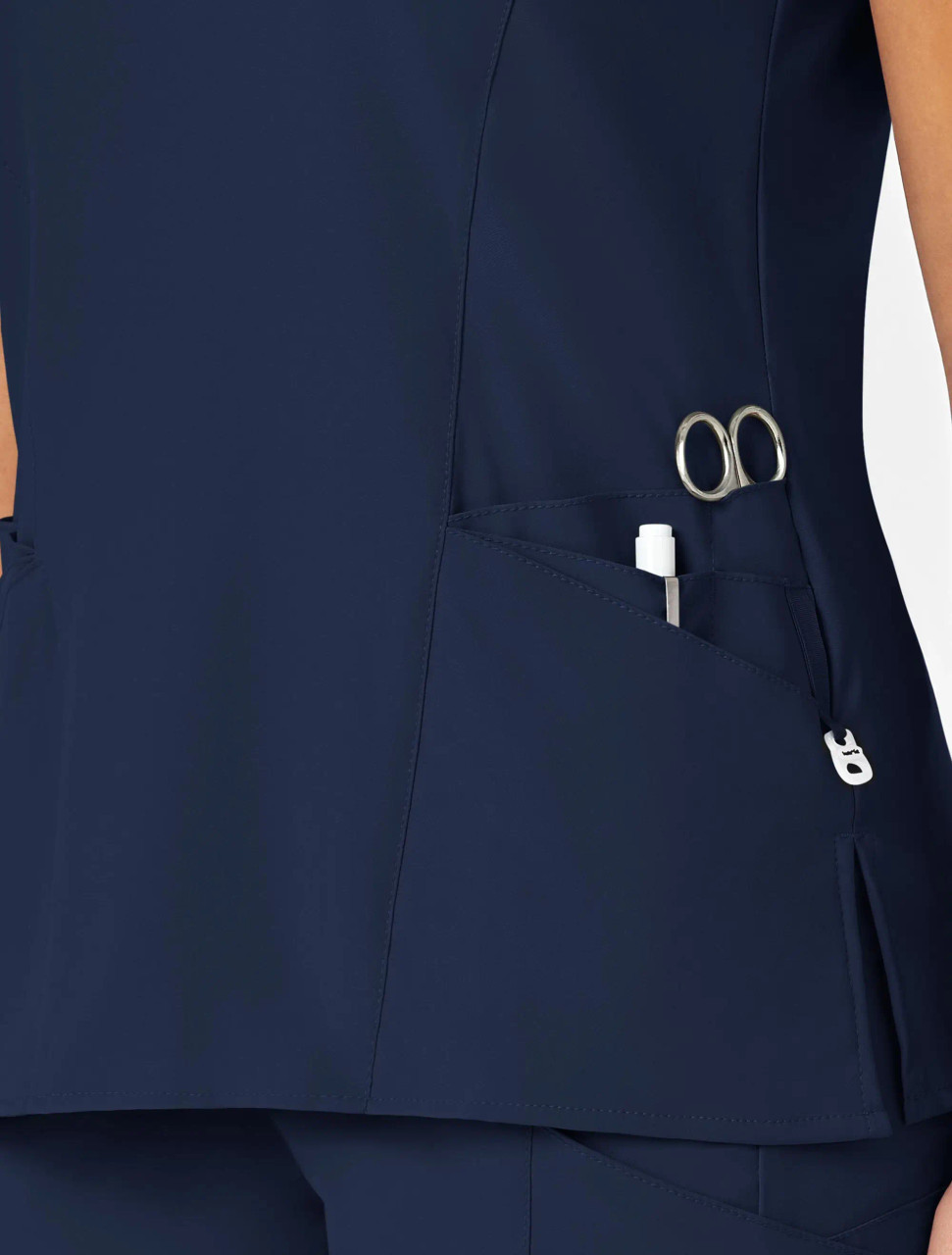 Women's Mock Wrap Scrub Top 6455 | Wink W123