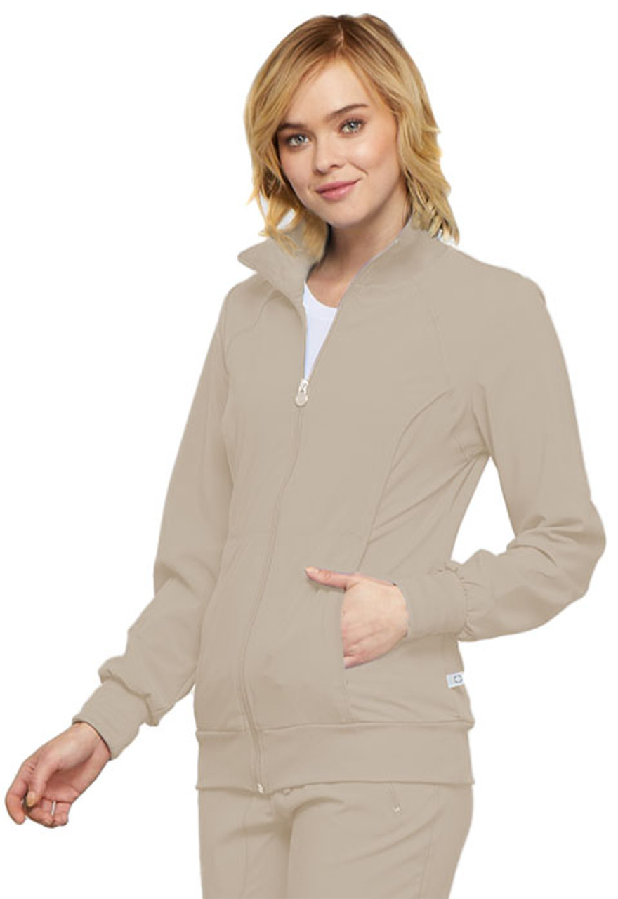 Cherokee Infinity Zip Front V-Neck CK810A