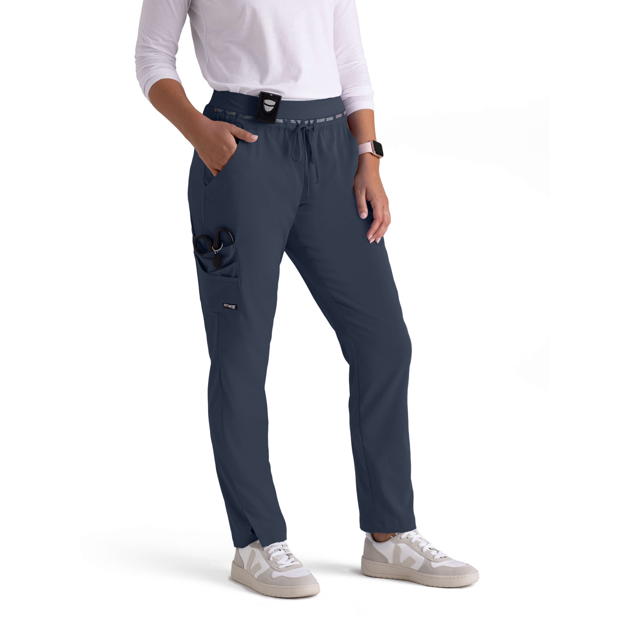 パンツ HUECLOSET SMUDGING PANTS Grey's Anatomy Spandex Stretch Serena Cargo Pant #GRSP526