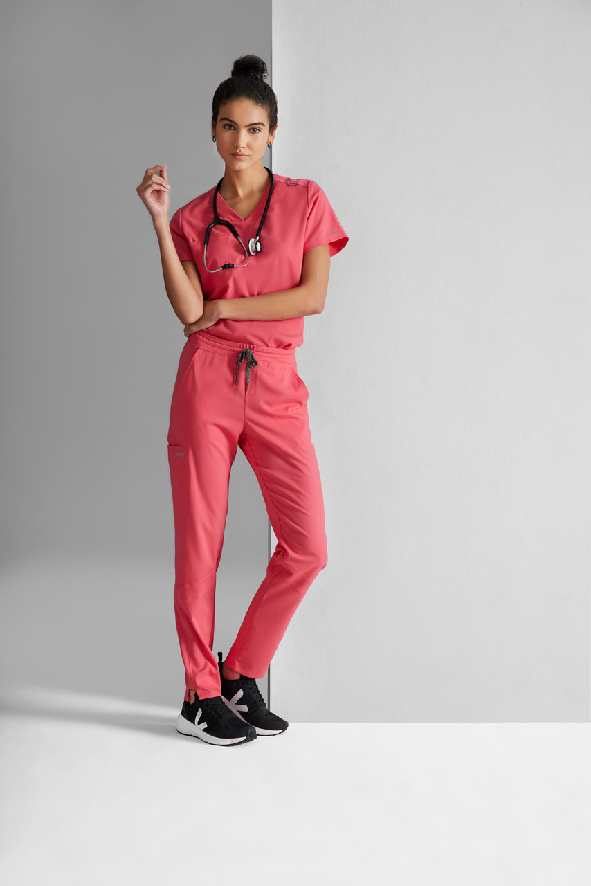 Grey's Anatomy Spandex Stretch Bree Tuck-In Top #GVST028 - The