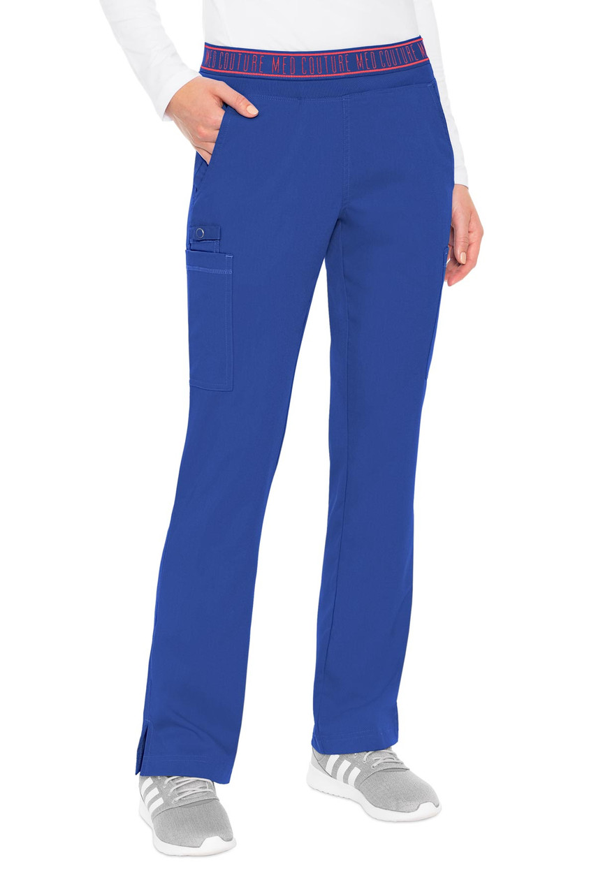 Med Couture Touch Women's Yoga Waist Cargo Pant #7725