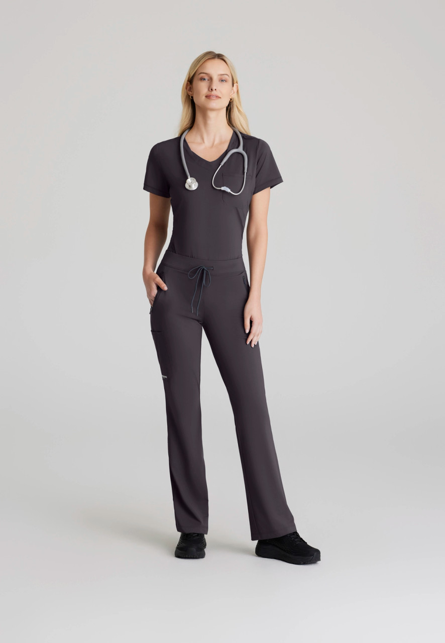 SKECHERS by BARCO Slip-ins Women's 1-Pocket V-Neck Scrub Top