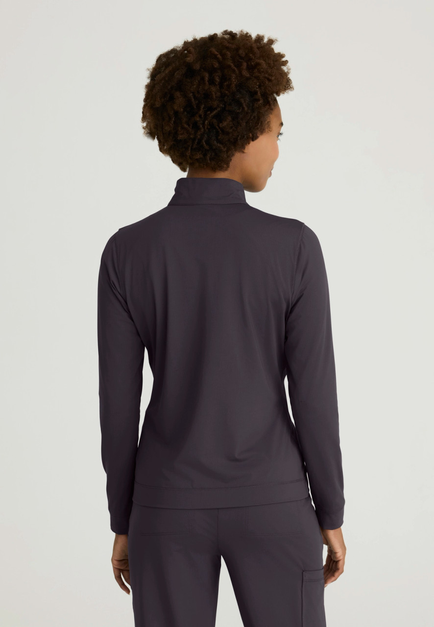 SKECHERS by BARCO Slip-ins Women's Quarter-Zip Long Sleeve Scrub