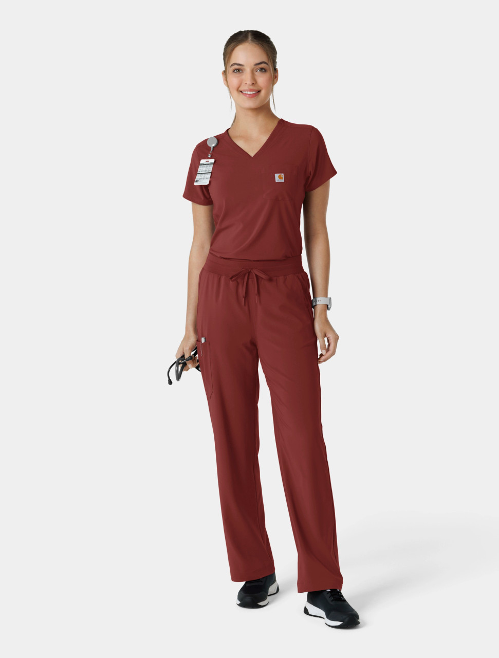 CARHARTT Cross-Flex Women's High Waisted Ankle Length Scrub Pant