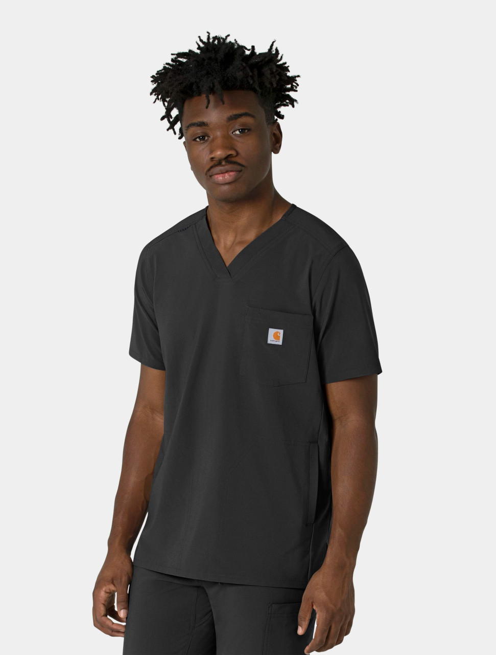 CARHARTT Cross-Flex Men's V-Neck Scrub Top C16410 - The Uniform Outlet