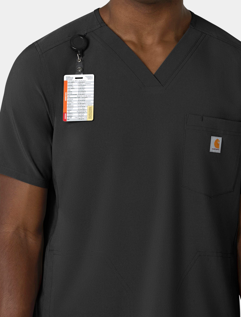CARHARTT Cross-Flex Men's V-Neck Scrub Top C16410 - The Uniform Outlet